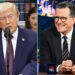 Trump warns he'll deliver a 'message' to Stephen Colbert 'at a later date' ahead of “Late Show” finale