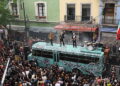 U2 film new music video in streets of Mexico City