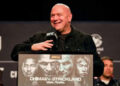 Dana White spoke about a 'rude' encounter with Sean 'Diddy' Combs. MEGA