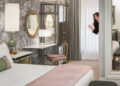 Lisa Vanderpump is shown inside a room at The Vanderpump Hotel. (Caesars Entertainment)