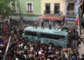 Watch U2 film video for upcoming single 'Street Of Dreams' on bus in Mexico City
