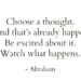 black and white quote