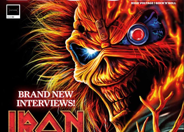 The cover of Classic Rock 353, featuring Iron Maiden's mascot Eddie
