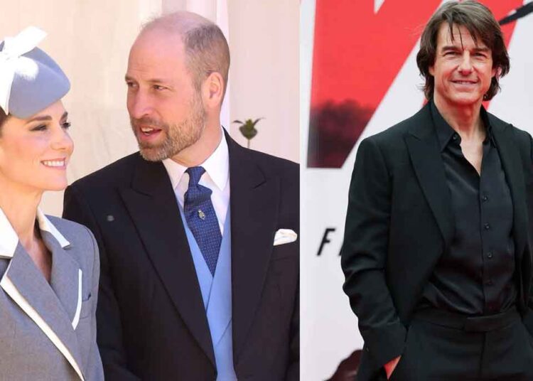 When the royal family mentioned Tom Cruise in a rare statement