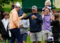 Which celebrities are playing in the Memorial Tournament pro-am?