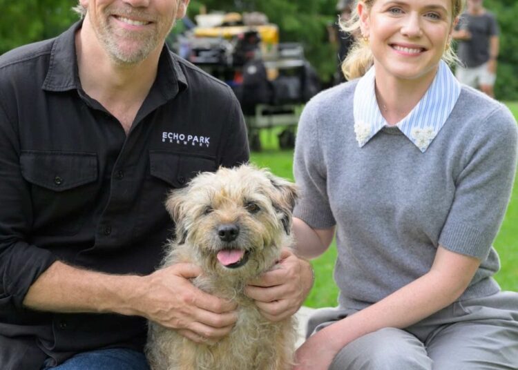Patrick Brammall and his wife Harriet Dyer on Colin From Accounts. Photo: @patrickbrammall/Instagram