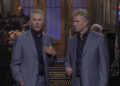 Will Ferrell's rock star look-alike tricks “SNL” audience with host monologue