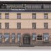 The Royal Hotel, as seen in a rendering from Castleavery. The Hotel will have 24 rooms, a lounge and restaurant on the main floor, a roof-top bar, and storage for outdoor equipment in the basement.