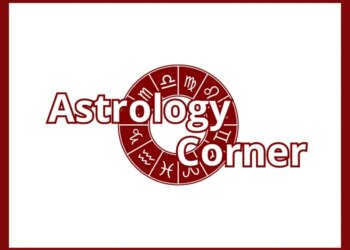 Graphic that reads "Astrology Corner."