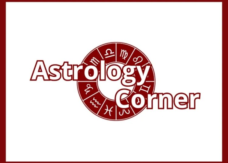 Graphic that reads "Astrology Corner."