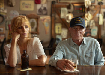 Kelly Reilly as Beth Dutton and Ed Harris as Everett McKinney in 'Dutton Ranch' Season 1 Episode 2