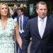 Harriet Sperling and Peter Phillips attend Wimbledon in 2024. By: MEGA
