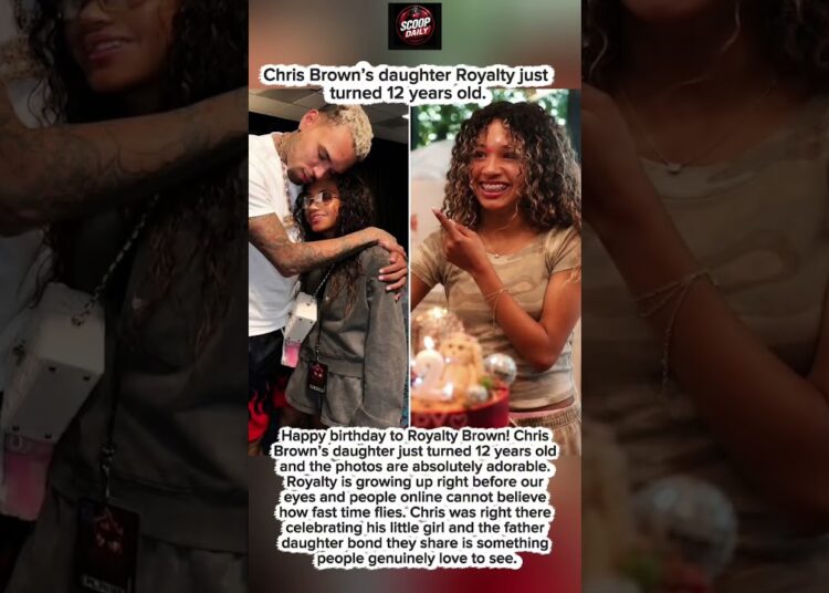 Chris Brown’s Daughter Royalty Brown Turns 12 and She Is Growing Up So Fast