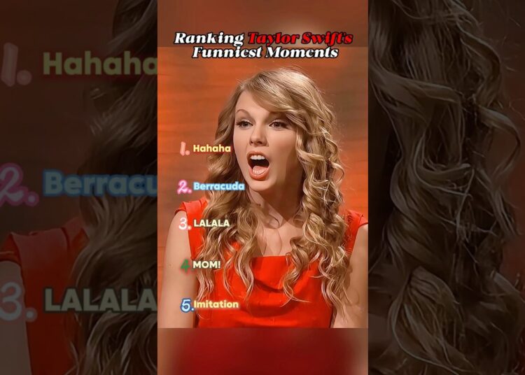 Ranking Taylor Swift’s Funniest Moments.#taylorswift #funny #celebrity #comedy