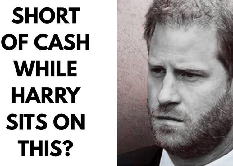 SHORT ON CASH WHILE HARRY SITS ON THIS? #royal #princeharry #meghan