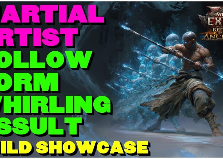 [POE 2 0.5] Hollow Form Whirling Assault Martial Artist Monk – Build Guide and Showcase!