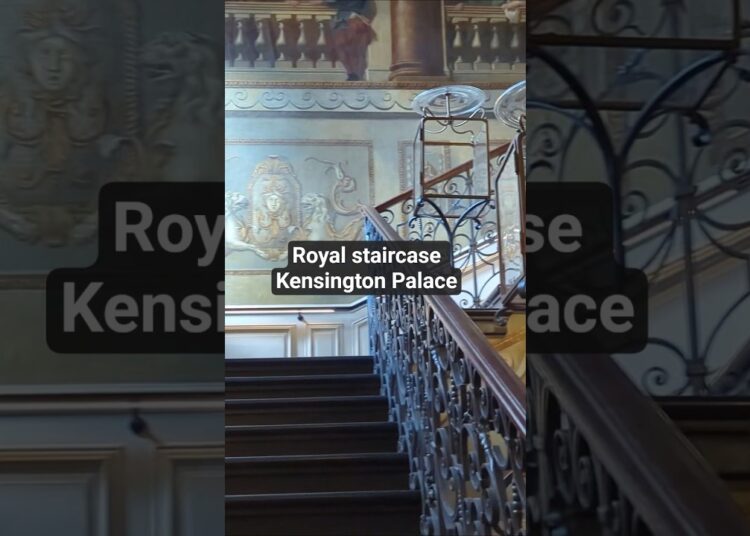Royal staircase Kensington Palace