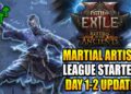 PoE 2 – Martial Artist Day 1-2 Update – 0.5 Monk Build Guide – Path of Exile 2