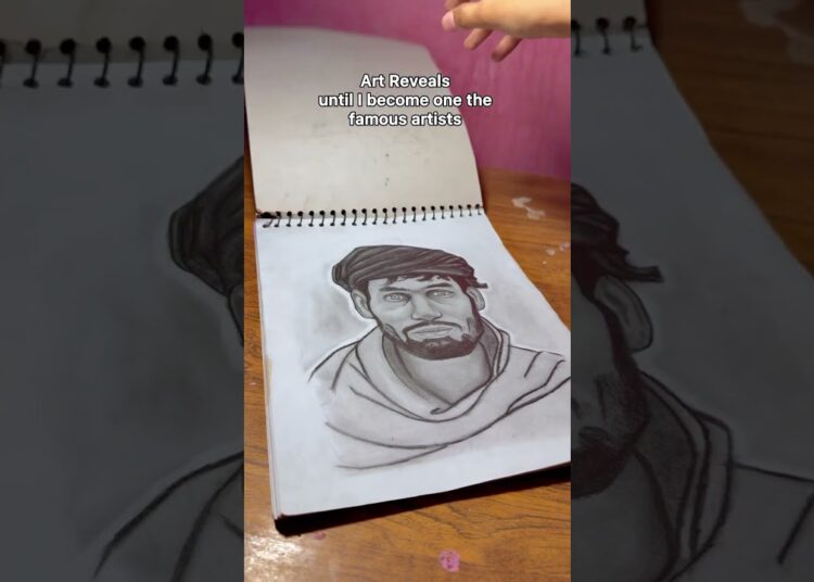 Art Reveals until i become one of the famous artists.. #art #artreveal #drawing #sketch #portrait