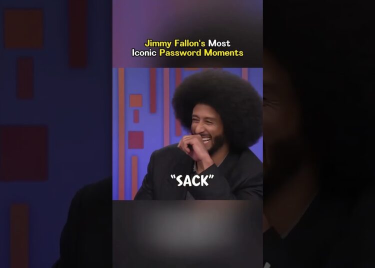 Jimmy Fallon’s most iconic password moments #celebrity #usa #jimmyfallon #iconicmoments #password