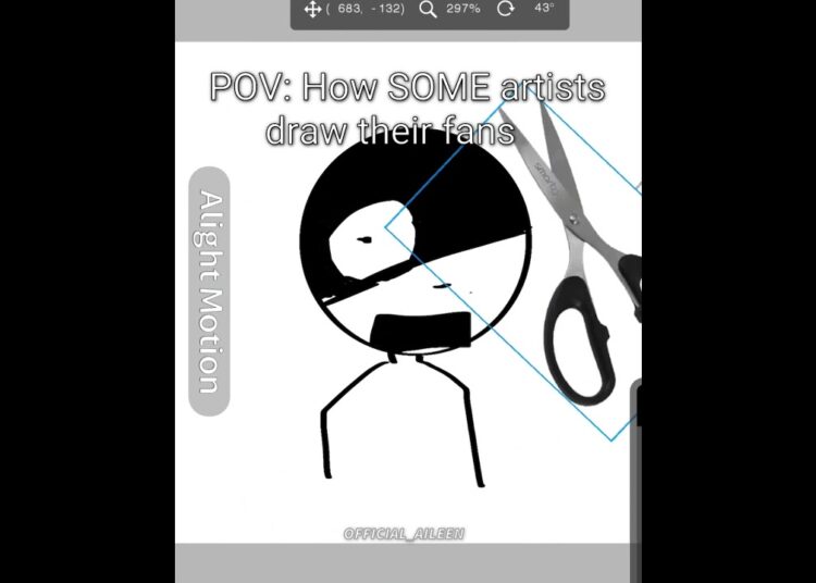 POV: How SOME artists draw their fans. #pov #drawing