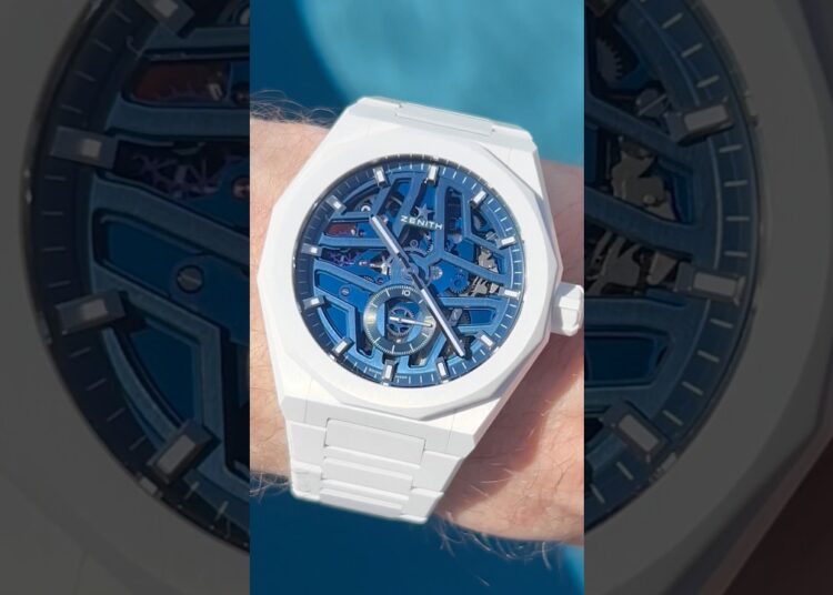 ❓THE NEW AP x SWATCH ROYAL POP❓THIS IS BETTER: ZENITH DEFY SKYLINE SKELETON WHITE CERAMIC
