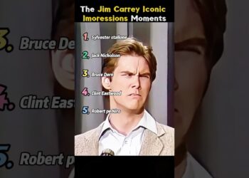 The Jim Carry iconic impressions moments #funny #celebrity #jimcarrey #impression #shorts