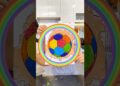 She Got Super Creative Making Her Rainbow Soccer Ball Art! 🌈⚽🎨