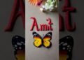 Amit – RedSand Art ❤️ ….. #amit #sand #artists #calligraphylattering #nameart