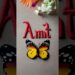 Amit – RedSand Art ❤️ ….. #amit #sand #artists #calligraphylattering #nameart