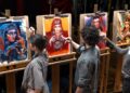 4 Pro Artists vs. Painting ONLY with Their Fingers