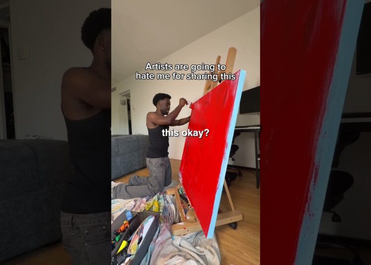 Artists are going to hate me for sharing this #artist #painting #arttips #paintingtechniques
