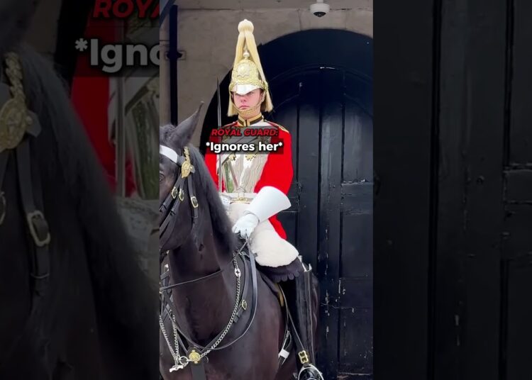 The Royal Guard Was So Kind To Her  ❤️