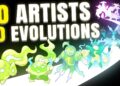 10 Artists Evolve my Pokemon 10 Times (#2)