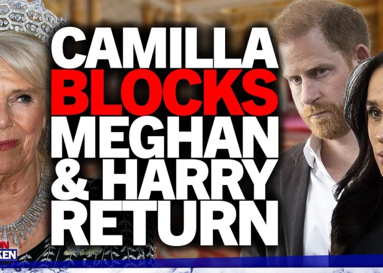 “Crooks & nasty people” Prince Harry & Meghan Markle’s royal return is BLOCKED by Queen Camilla
