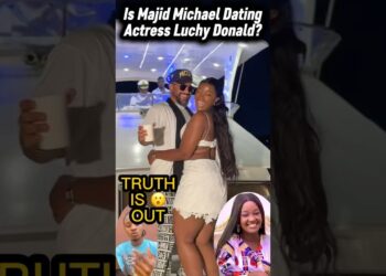 Is Majid Michael Dating Actress Luchy Donald? #viral #relationship #love #trendingshorts #celebrity