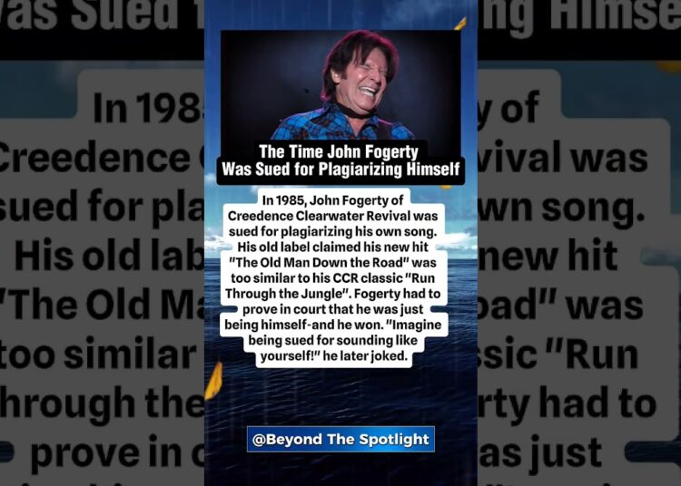 John Fogerty was sued for copying himself.#stories #celebrity #hollywood