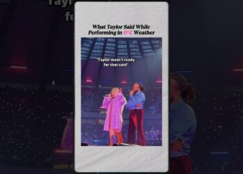 What Taylor Said While Performing in 0°C Weather #TaylorSwift #Swifties #celebrity