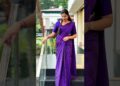 sareee 💜💫#music #saree #onlineshopping #song #song #sareelove