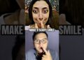 MAKE A SCARY SMILE #scary #memes #smile #tutorials #edit #respect #funny #music #challenge