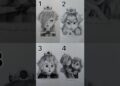 Compilation of super mario galaxy characters 😍❤️✍️  #art #artist #cartoon #drawing #shorts