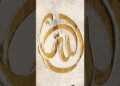 Very Unique calligraphy Arabic name of Allah.  #calligraphy#dacalligraphy#artist#islamicart