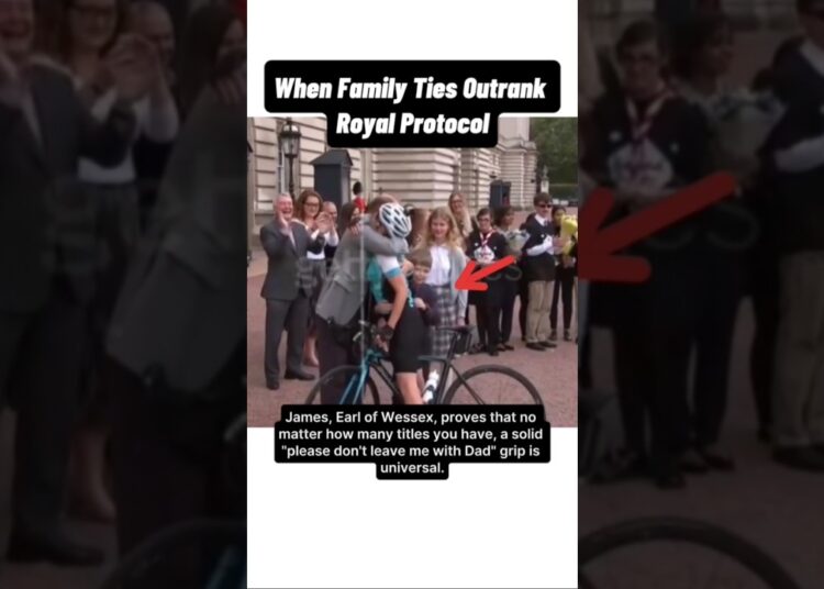When Royal Protocol Fails 👑 (James Earl of Wessex Cute Moment) #britishroyalfamily ##princeedward