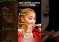 Best celebrity reactions to hot wings #celebrity #funny #foryou