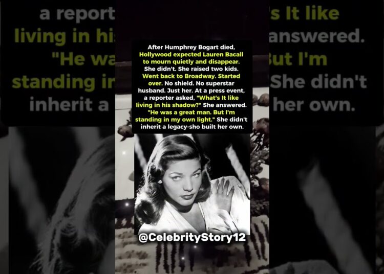 What Happened When Lauren Bacall Took Back Her Life?. #shorts #celebrity #hollywood