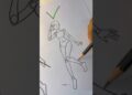 How to draw girl POSE. #howtodraw #art #drawing #artist #shorts