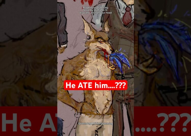 Wile E Coyote in my style #art #artist #digitalart #drawing #oc #furry #speedpaint