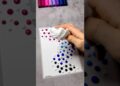 Creating Abstract Art Using Only a Napkin! 🤯🧻 Would you try this technique? 👀