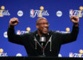 From Ben Stiller to Fat Joe, the Knicks' celebrity fans get to work at NBA Finals practice