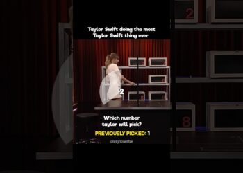 Taylor doing the most Taylor Swift thing #taylorswift #swifties #erastour #music #shorts